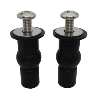 Toilet Seat Anchor Kit, 2 Pack fits Kohler, Toto, and Various Others