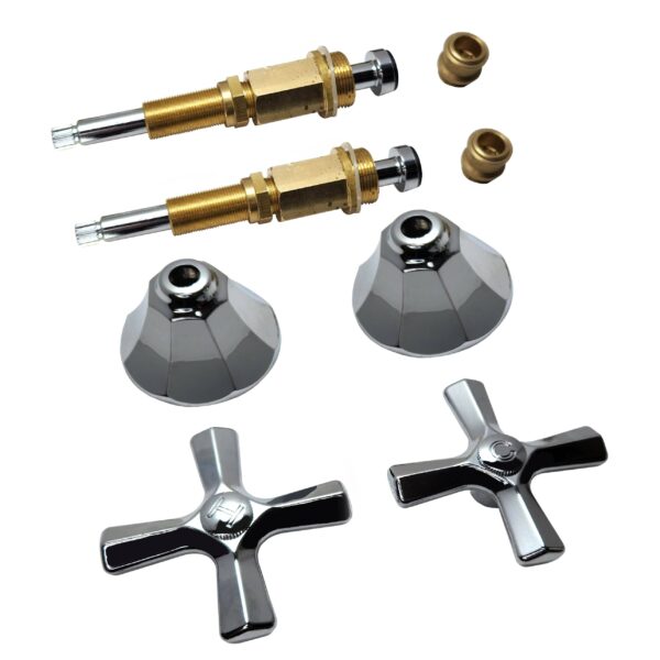 Chrome 2 Piece Rebuild Kit to Fit Briggs Faucets